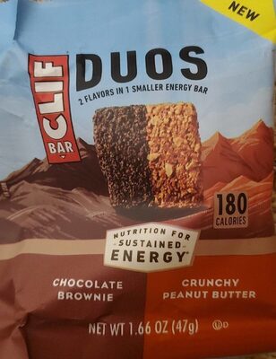 Chocolate Brownie & Crunchy Peanut Butter Energy Bar