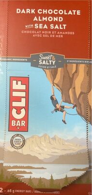 Dark Chocolate Almond With Sea Salt Sweet & Salty Energy Bars, Dark Chocolate Almond With Sea Salt