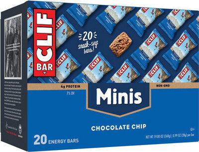 Chocolate Chip Minis Snack-Size Energy Bar, Chocolate Chip