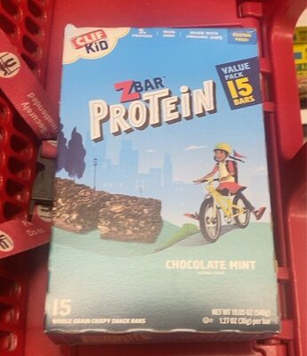 Chocolate Mint Whole Grain Crispy Snack Bars, Chocolate Mint