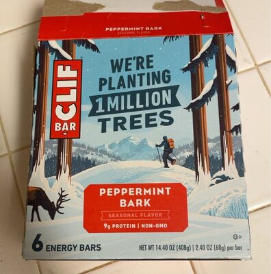 Peppermint White Chocolate Energy Bars, Peppermint White Chocolate