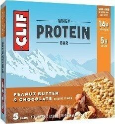 Peanut Butter & Chocolate Whey Protein Bars, Peanut Butter & Chocolate