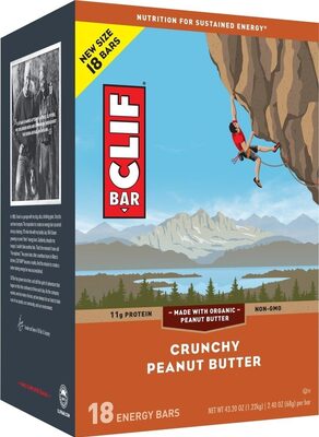 Crunchy Peanut Butter Energy Bars, Crunchy Peanut Butter
