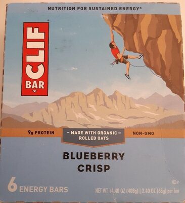Blueberry Almond Crisp Energy Bars, Blueberry Almond Crisp