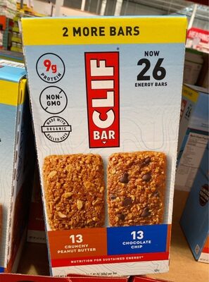 Sustained Energy Bars, Crunchy Peanut Butter, Chocolate Chip