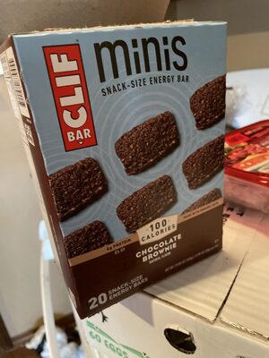 Chocolate Brownie Minis Snack-Size Energy Bars, Chocolate Brownie