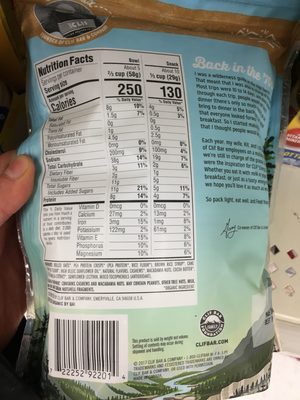 White Chocolate Macadamia Nut Energy Granola, White Chocolate; Macadamia Nuts