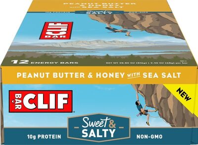 Peanut Butter & Honey With Sea Salt Energy Bars, Peanut Butter; Honey