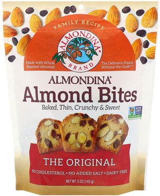 The Original Almond Baked, Thin, Crunchy & Sweet Bites, Almond