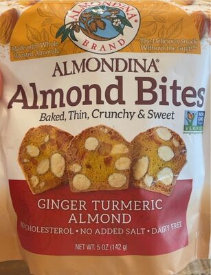 Ginger Turmeric Almond Bites, Ginger Turmeric Almond