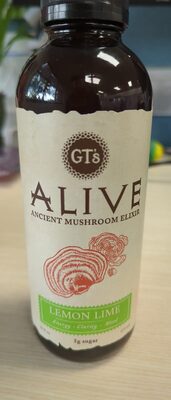 Lemon Lime Ancient Mushroom Elixir, Lemon; Lime