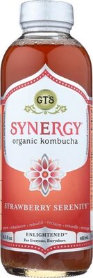 Strawberry Serenity Organic Kombucha, Strawberry