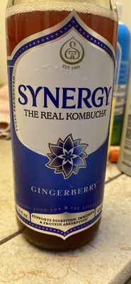 Organic Kombucha, Gingerberry