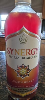 Lemon Berry Raw Kombucha, Lemon Berry