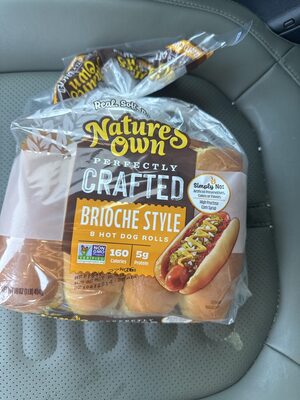 Brioche Style Hot Dog Rolls, Brioche Style
