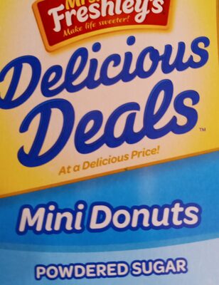 Powdered Sugar Mini Donuts, Powdered Sugar