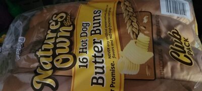 Butter Sliced Enriched Hot Dog Buns, Butter