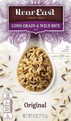 Near East Original Long Grain & Wild Rice Mix 6 Ounce Box