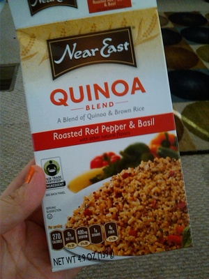 Near East Roasted Red Pepper & Basil Quinoa Blend 4.9 Ounce Box