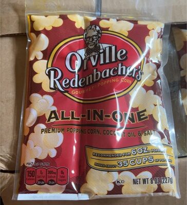 Orville Redenbacher's Coconut Oil All-in-One Popcorn Kit, 36/8 oz
