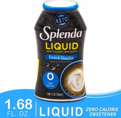 French Vanilla Flavored Zero Calorie Liquid Sweetener, French Vanilla