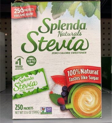 Stevia Zero Calorie Sweetener, Stevia