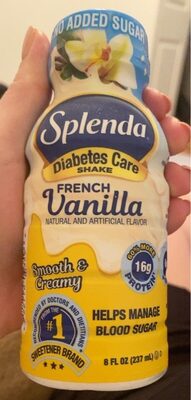French Vanilla Diabetes Care Shake, French Vanilla