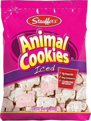 Iced Animal Cookies, Iced