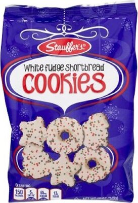 White Fudge Covered Shortbread Cookies