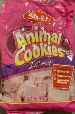 Iced Animal Cookies, Iced