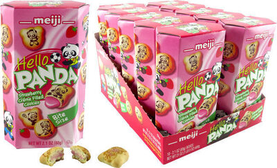 Strawberry Crme Center With Crunchy Shell Cookies, Strawberry