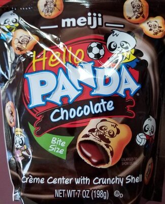 Chocolate Hello Panda Creme Center With Crunchy Shell, Chocolate