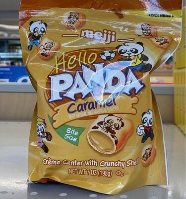 Meiji Hello Panda Caramel, 7 Oz