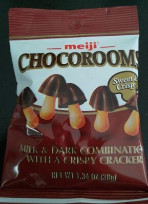 Chocorooms Milk & Dark Combination With A Crispy Cracker, Chocorooms