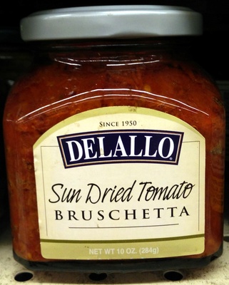 Sun-Dried Tomato Bruschetta, Sun-Dried Tomato