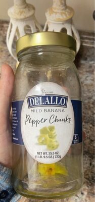 Mild Banana Pepper Chunks, Mild Banana