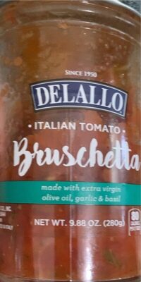 Delallo Tomato Bruschetta, 9.88 Oz
