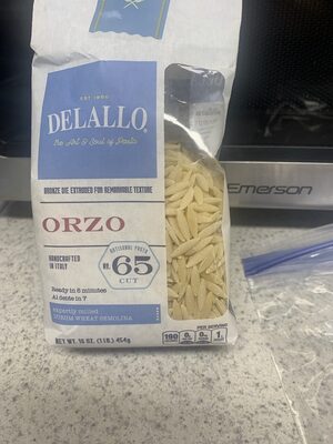 Durum Wheat Semolina Orzo