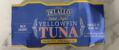 Solid Light Yellowfin Italian-Style Tuna In Olive Oil, Solid Light Yellowfin Italian-Style In Olive Oil