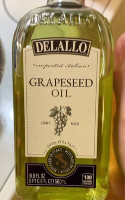 Imported Italian Grapeseed Oil