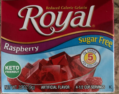 Raspberry Sugar Free Reduced Calorie Gelatin, Raspberry