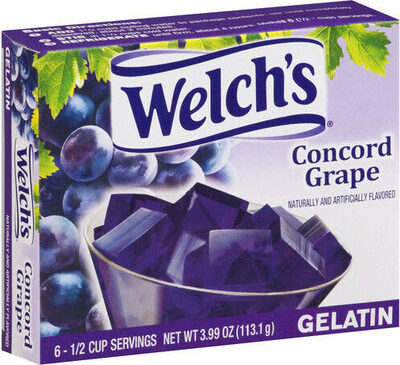 Concord Grape Gelatin, Concord Grape