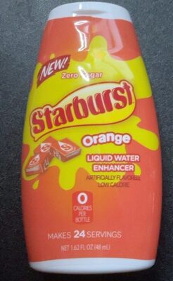 Orange Flavored Zero Sugar Liquid Water Enhancer, Orange