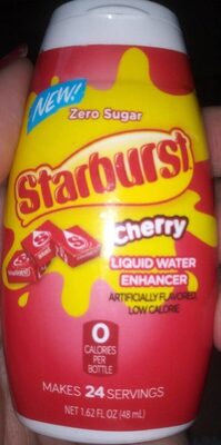 Cherry Flavored Zero Sugar Liquid Water Enhancer, Cherry