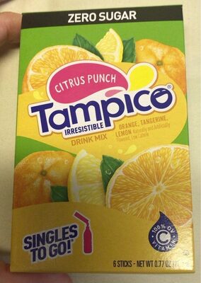 Citrus Punch Orange, Tangerine, Lemon Flavored, Low Calorie Irresistible Drink Mix, Citrus Punch