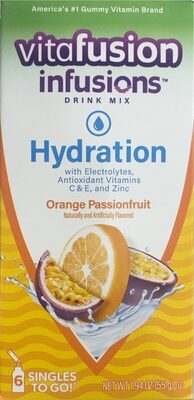 Orange Passionfruit Hydration Drink Mix Single To Go!, Orange Passionfruit