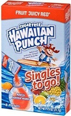 Sugar Free Fruit Juicy Red Low Calorie Drink Mix, Fruit Juicy Red