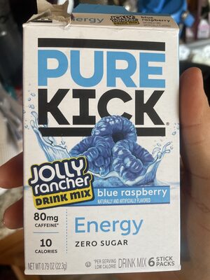Blue Raspberry Zero Sugar Energy Drink Mix, Blue Raspberry