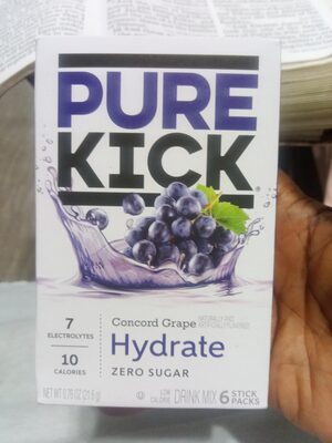 Concord Grape Zero Sugar Hydrate Drink Mix, Concord Grape