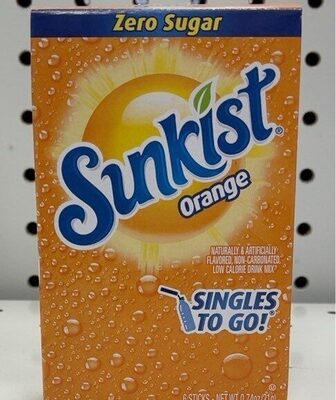 Orange Flavored, Non-Carbonated, Low Calorie Drink Mix, Orange